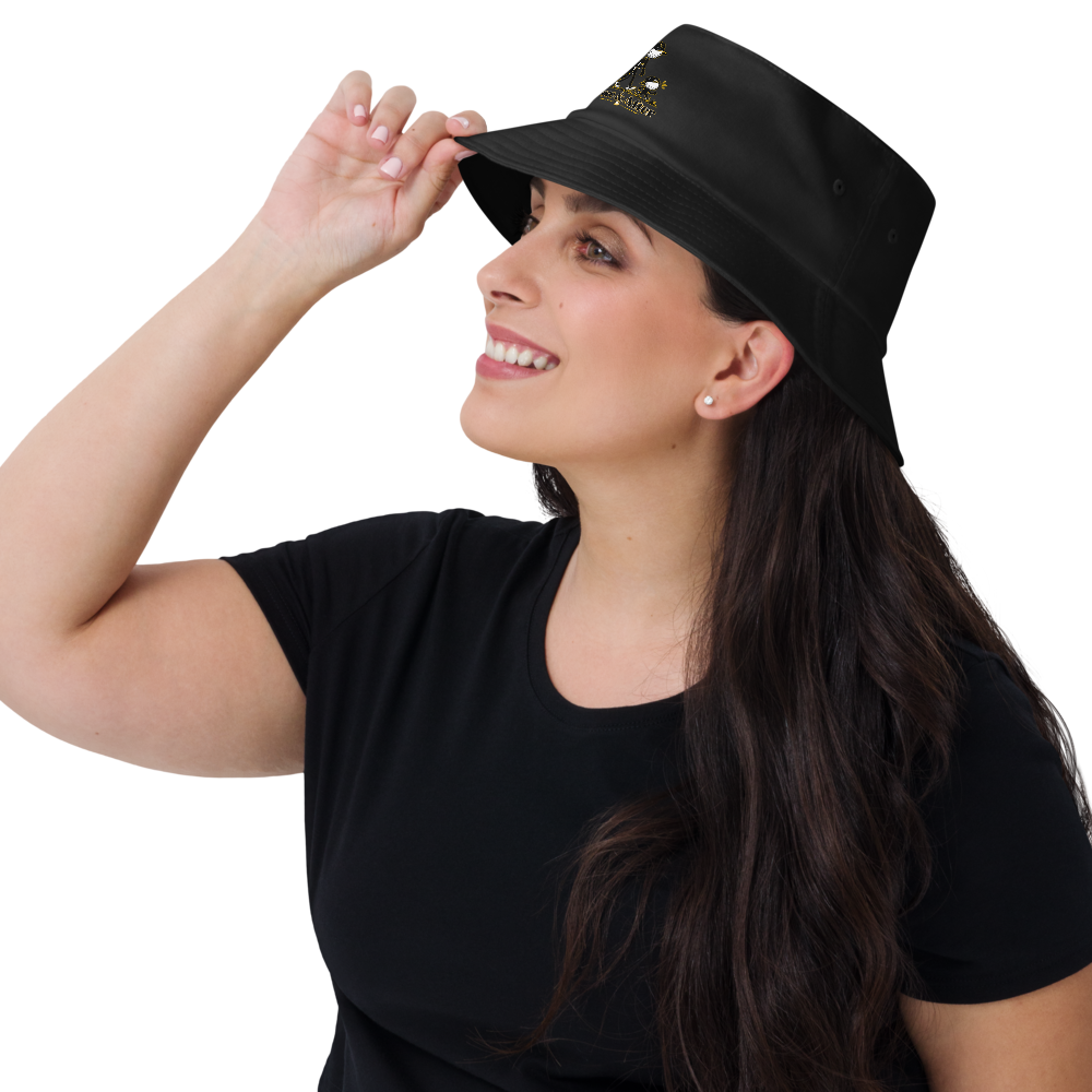 Fore & After the bucket hat in black — left front